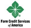 A logo of farm credit services of america